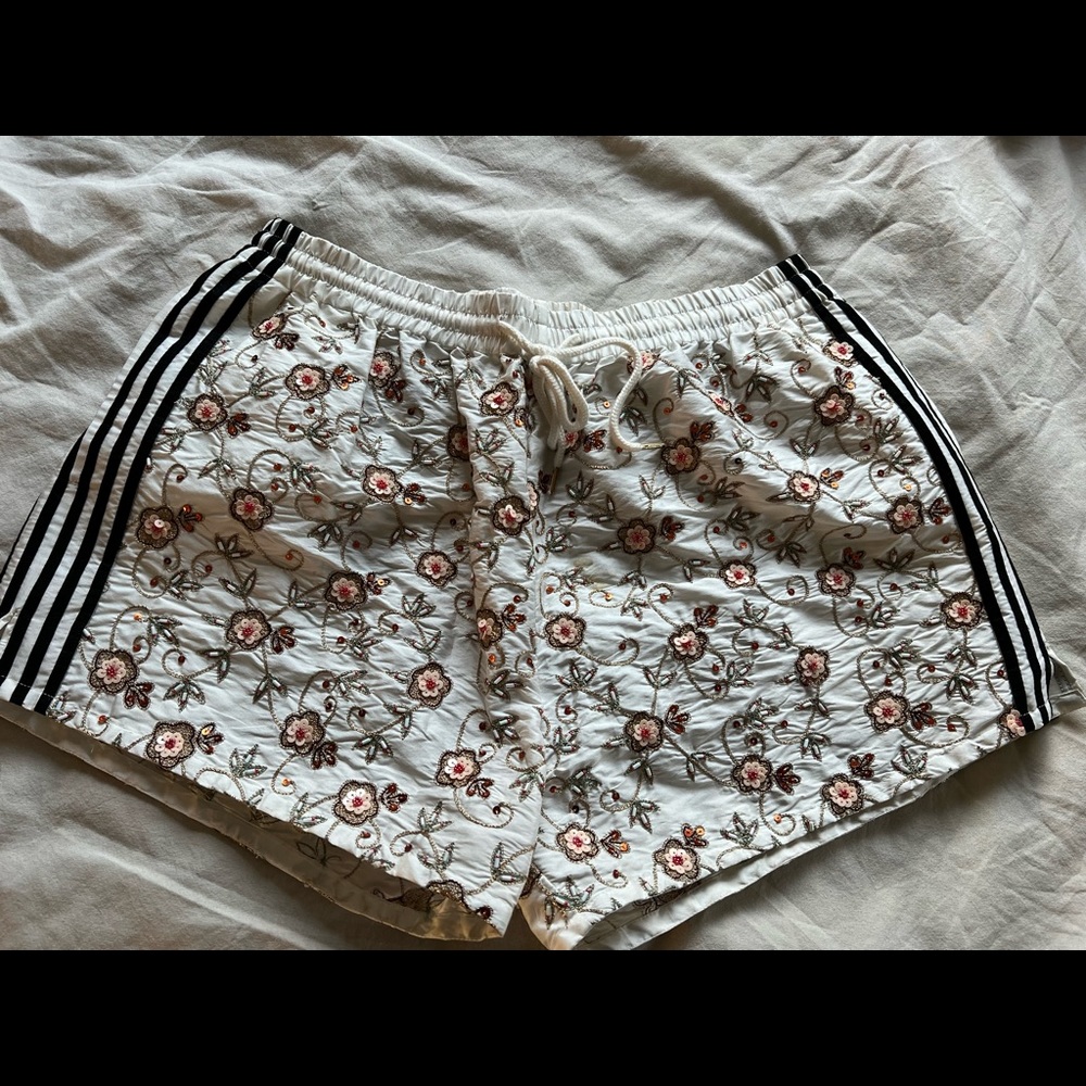 Ashish sequin embroidered sport shorts